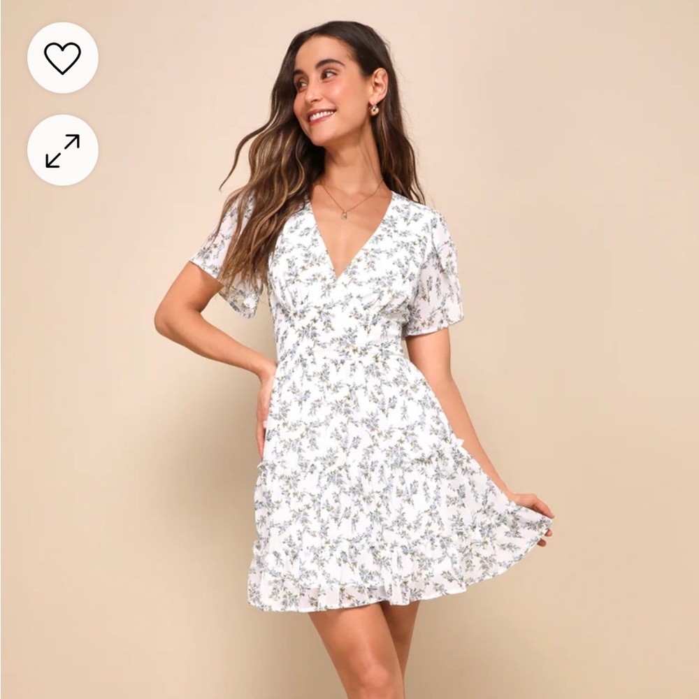White Lulus Dress